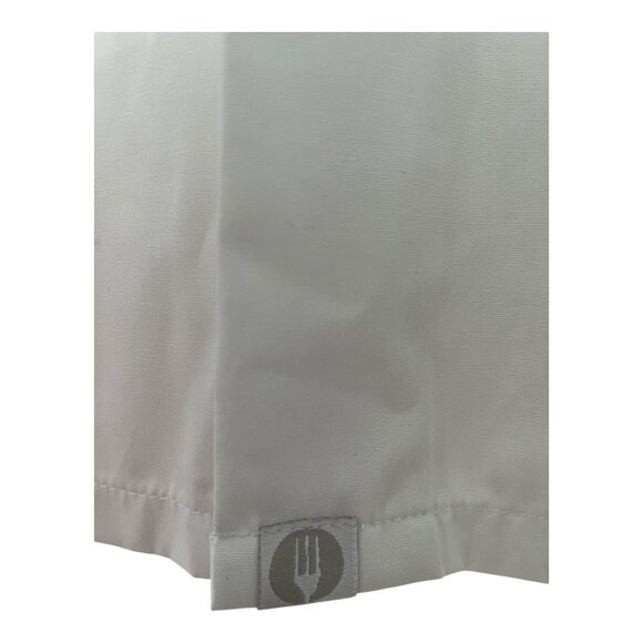 Chef Works White Short Sleeve Button-Down Shirt – Size XL – 65/35 Poly Cotton - Picture 4 of 7